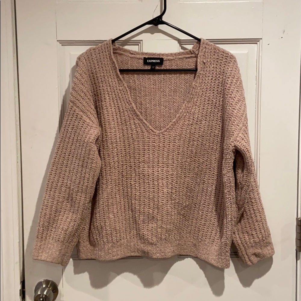 Blush pink Express sweater